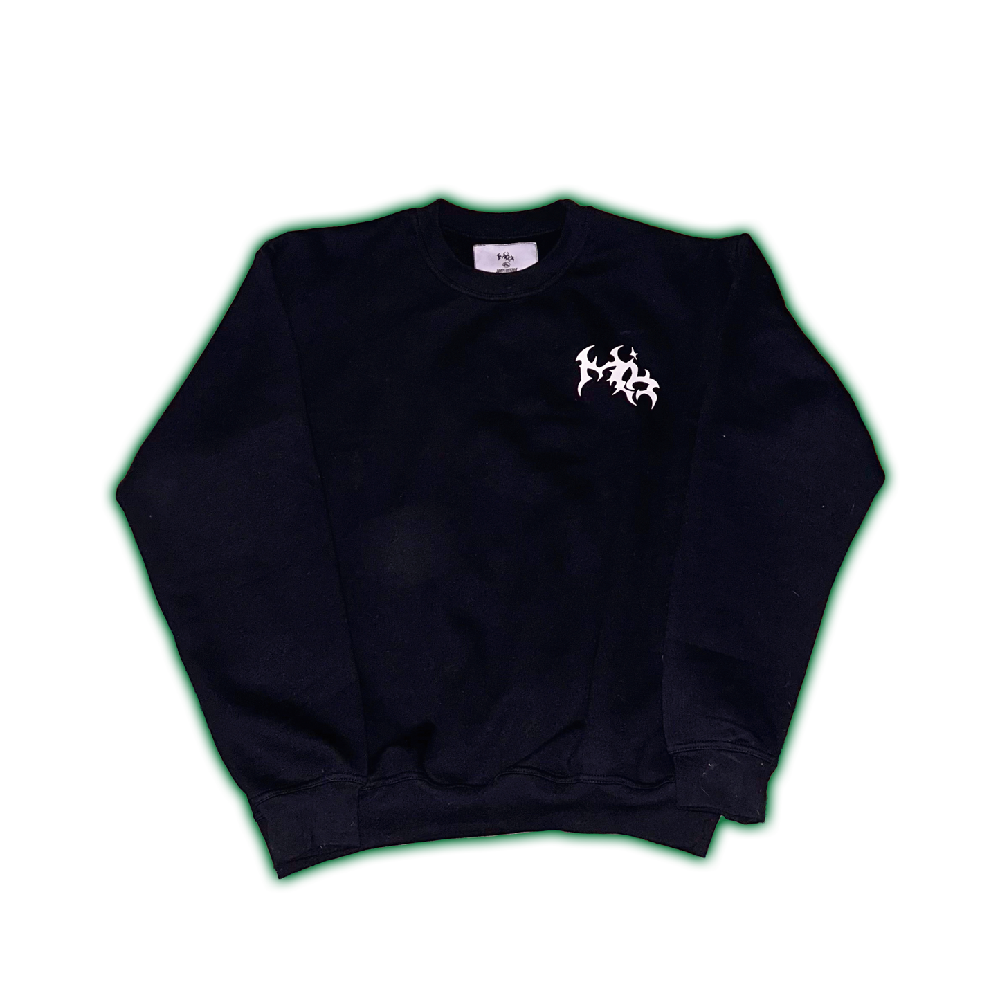 Monogram Logo Crewneck Black