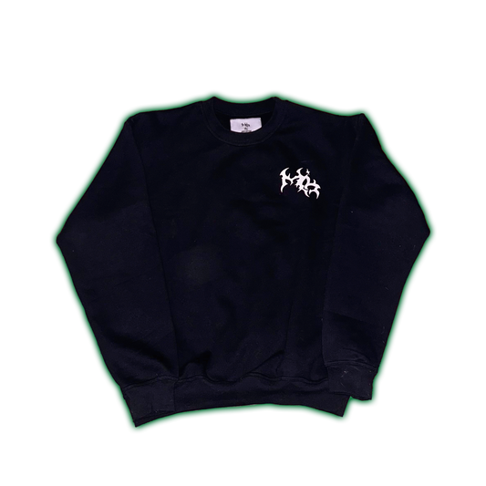 Monogram Logo Crewneck Black